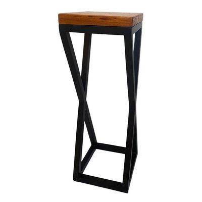 Jogo De Mesa Bistro 4 Banqueta Alta Cozinha Bancada Varanda Bar Preto