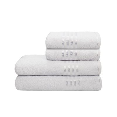 Toalha de Banho Decor Camesa Branco UN / Branco