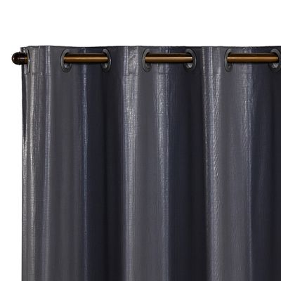Cortina Blackout PVC Cinza 2,20m x 1,30m 100% Policloreto de Vinila - Prata