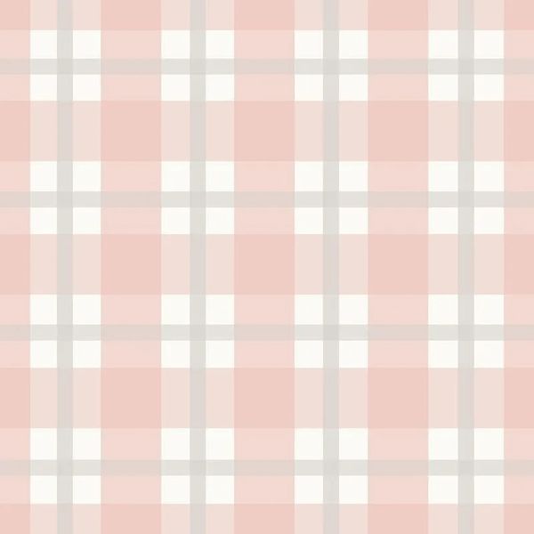 Papel de Parede Revoada Xadrez Rosa e Cinza 4459