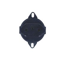 Tomada 2P+T Tramontina 20 A 250 V Preta