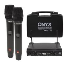 Kit 10 Microfones sem Fio Duplo TK U220 UHF Onyx
