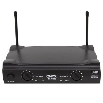 Kit 10 Microfones sem Fio Duplo TK U220 UHF Onyx