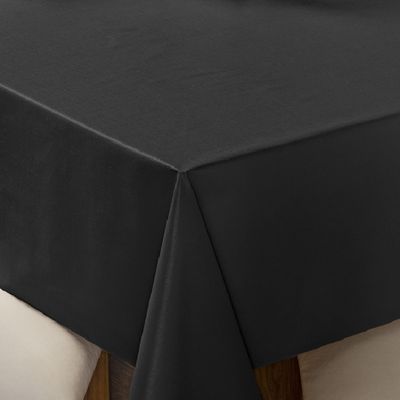 Toalha de Mesa 8 Lugares Térmica Impermeável 1,40 m x 2,50 m 100% Policloreto de Vinila - Preto