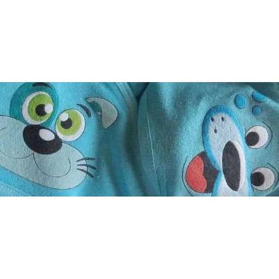 TOALHA DE BANHO BEBE MAFESSONI ORELHINHA C/CAPUZ  azul
