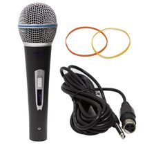 Kit 100 Microfones Dinâmicos com Fio TK 22C Onyx