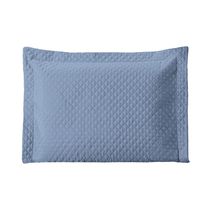 Porta Travesseiro Avulso 70cm x 50cm 1 Peça Prime Ultrassônico 100% Poliéster - Azul Bebê