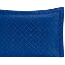 Porta Travesseiro Com Debrum Requinte Liso 01 Peça - Azul Royal
