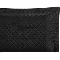 Porta Travesseiro Com Debrum Requinte Liso 01 Peça - Preto