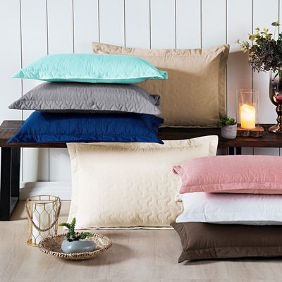 Porta Travesseiro Matelado Percal 180 Fios 1 Peça - Cinza