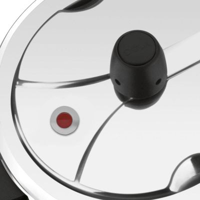 Panela de Pressão Clock Eco Polida com Fechamento Interno - 4,5 litros