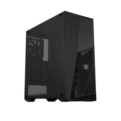 Gabinete Cooler Master Masterbox K501L Preto Lateral Vidro Temperado Plastico ATX / Micro ATX / Mini