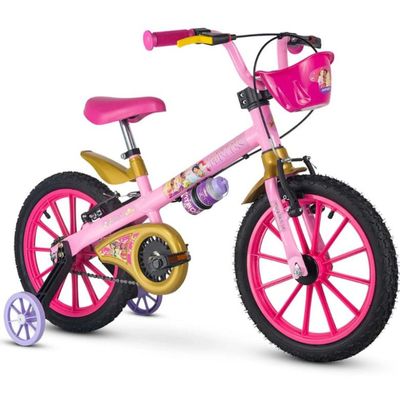 Bicicleta ARO 16 Princesas Nathor - 101250160009 Rosa