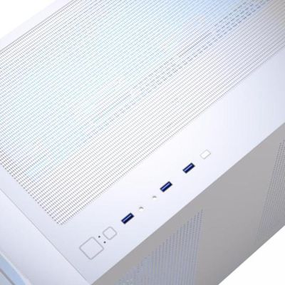 Gabinete Gamer Aerocool ATX P300C Branco Lateral Vidro