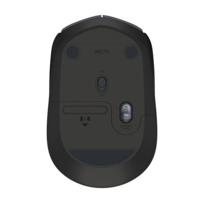 Mouse Optico Logitech M170 USB Cinza - sem Fio - 910-007597