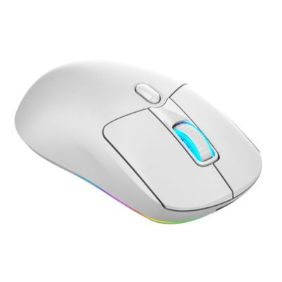Mouse Warrior Magnus 10000DPI TRI Mode com Base Carregadora Branco MO422