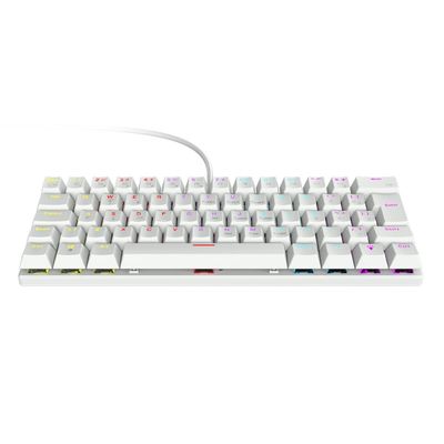 Teclado Mecânico 60% Vinik Anihi White - SWITCH Blue - LED Rainbow - Anihiwhbl