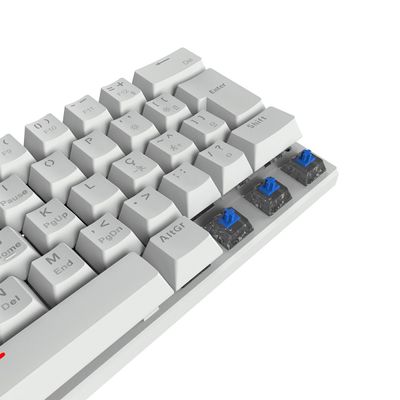 Teclado Mecânico 60% Vinik Anihi White - SWITCH Blue - LED Rainbow - Anihiwhbl