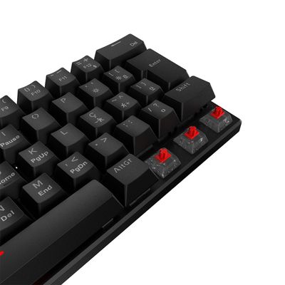 Teclado Mecânico 60% Vinik Anihi BLACK - SWITCH RED - LED Rainbow - Anihibkrd