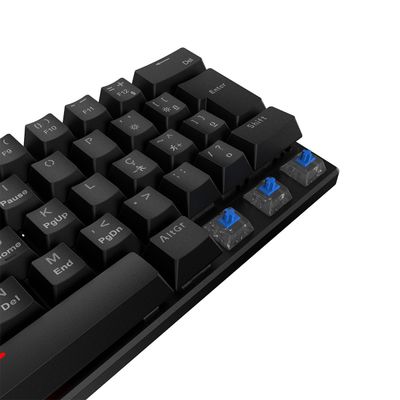 Teclado Mecânico 60% Vinik Anihi BLACK - SWITCH Blue - LED Rainbow - Anihibkbl