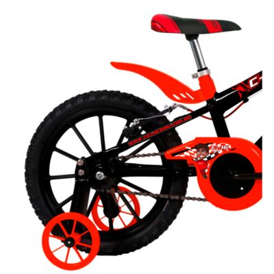 Bicicleta ARO16 Cairu C-16 PRO MTB ABS MASC - 311503 PRETO/VERMELHO