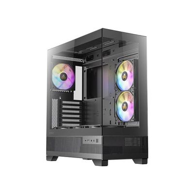 Gabinete Gamer ANTEC CX700 RGB Elite Lateral de Vidro TEMP 4MM ATX/MICRO-ATX/ITX 6 FANS 120MM R