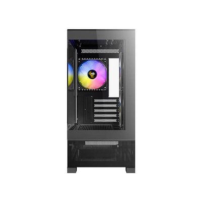 Gabinete Gamer ANTEC CX500M RGB Elite Lateral de Vidro TEMP de 4 MM MICRO-ATX/ITX 3 FANS 120MM