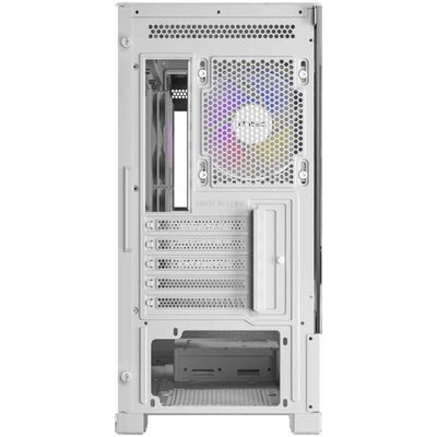 Gabinete Gamer ANTEC CX500M RGB White Lateral de Vidro TEMP 4MM MICRO-ATX/ITX com 3 FANS RGB 12