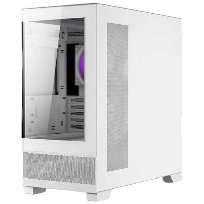 Gabinete Gamer ANTEC CX500M RGB White Lateral de Vidro TEMP 4MM MICRO-ATX/ITX com 3 FANS RGB 12