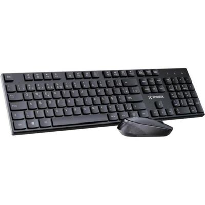 Kit Mouse e Teclado Fortrek CW11 Wireless Preto