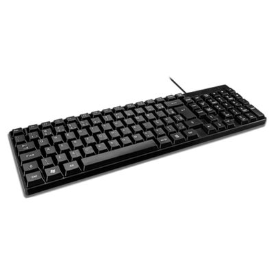 Teclado com Fio Focus Elevate - VO101  Preto