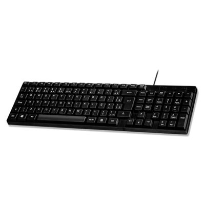 Teclado com Fio Focus Elevate - VO101  Preto