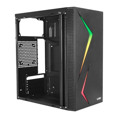 Gabinete Gamer Vinik TWIN EDGE Preto Lateral Acrilico - Ggteacbk