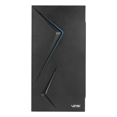 Gabinete Gamer Vinik TWIN EDGE Preto Lateral Acrilico - Ggteacbk