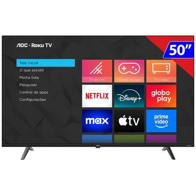 TV 50P AOC LED Roku SMART 4K Wifi - 50U7045/78G