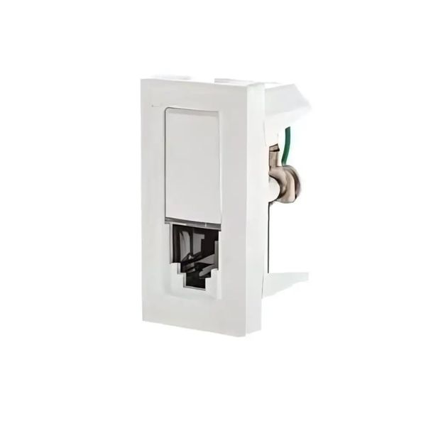 Tomada Telefone RJ11 2FIOS 1M Branca 615011BC