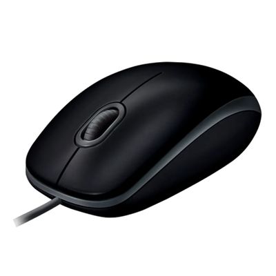 Mouse Logitech com Fio USB M110 Preto 910-006756-C