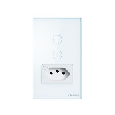 Tomada Simples 10A SMART WI-FI ETS 2002 Branco 4850068