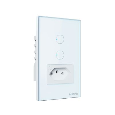 Tomada Simples 10A SMART WI-FI ETS 2002 Branco 4850068