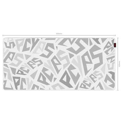 Mouse PAD Gamer PCYES Signature EXTENDED White GHOST - 900 X 420 - PMS90X42WG
