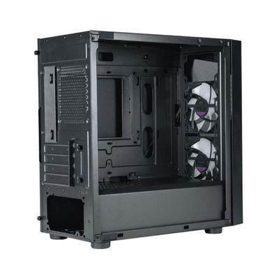 Gabinete Cooler Master CMP 320 Lateral de Vidro - 2 FANS ARGB de 120 MM - Preto - CP320-KGNN-S00