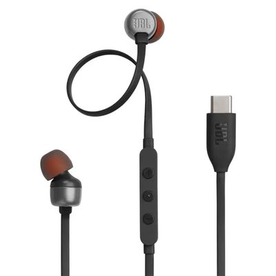 Fone de Ouvido JBL T310 com Fio USB-C - 28913773  Preto