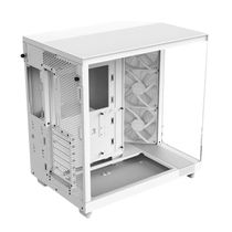 Gabinete Gamer NZXT H6 FLOW Lateral Vidro TEMP. ATX/MICRO-ATX/MINI-ITX Branco com 3 FANS 120M
