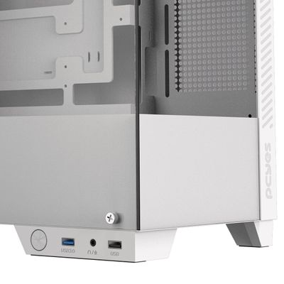 Gabinete Gamer Forcefield TWR White GHOST- GFFTWRWG
