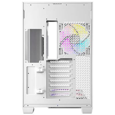 Gabinete Gamer ANTEC C8 ARGB White Lateral Vidro Temperado 4MM E-ATX/ATX/M-ATX/ITX 2 FANS 120MM B