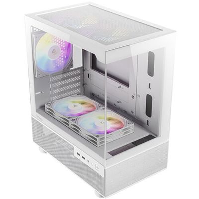 Gabinete Gamer ANTEC CX200M RGB Elite Lateral Vidro Temperado MICRO-ATX/ITX 5 FANS 120MM Branco -
