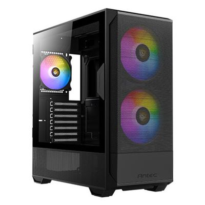Gabinete Gamer ANTEC NX416L Lateral Vidro Temperado ATX/M-ATX/ITX 2 FANS 120MM ARGB - 0-761345-10