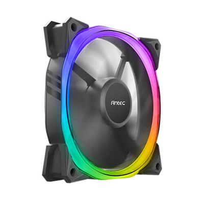 Kit com 3 Cooler P/ Gabinete ANTEC Fusion 120 ARGB 3+C 120MM ARGB PWM LED RGB - 0-761345-57010-7