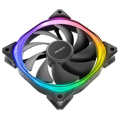 Kit com 3 Cooler P/ Gabinete ANTEC Fusion 120 ARGB 3+C 120MM ARGB PWM LED RGB - 0-761345-57010-7