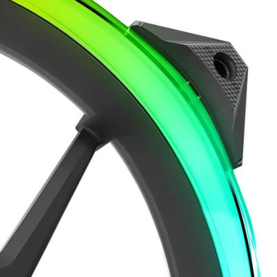 Kit com 3 Cooler P/ Gabinete ANTEC Fusion 120 ARGB 3+C 120MM ARGB PWM LED RGB - 0-761345-57010-7